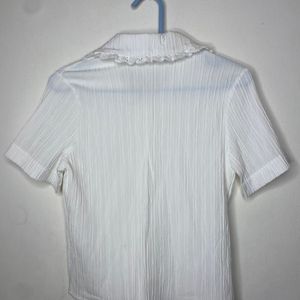 Frill Collar Top