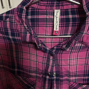 Pink Checks Shirt