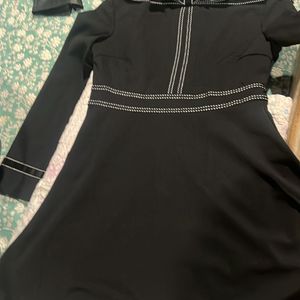 Super Smart Black Dress - Size S