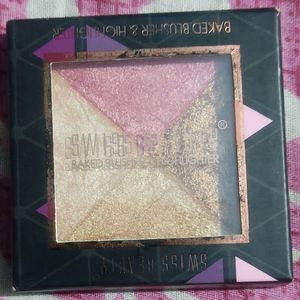 Swiss Beauty Baked Blusher And Highlighter