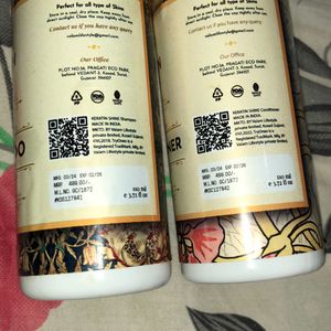 Keratin Shine Hair Shampoo + Conditioner