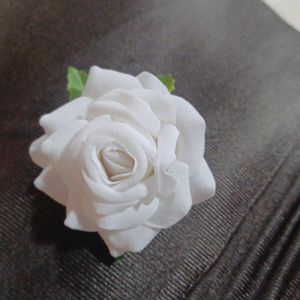 White Rose Clip