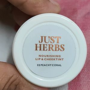 Combo Of Just Herbs Lip Balm And Tint