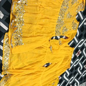 Haldi Kurta With Garara