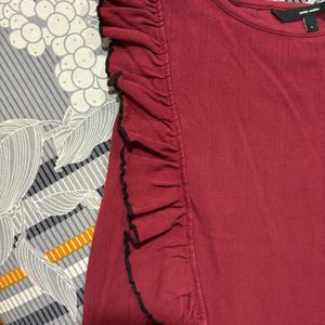 Maroon Veromoda Top