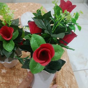 Rose Artificial Flower Pot🌹