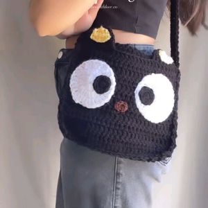 Crochet Chococat Slingbag