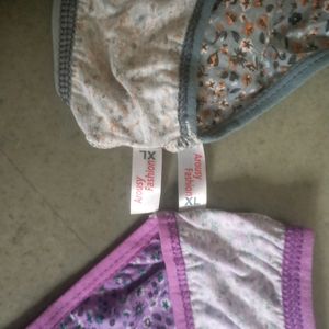 Pack Of 2 New Panties For Ladies