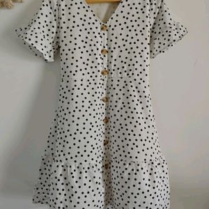 Street Style Stalk Polka Dress