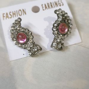 Silver Plated Studs Earrings