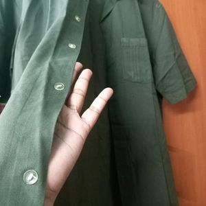 Olive Green Half Hand Shirt (XL / 41 Inch)