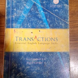 Transactions Textbook BA.English