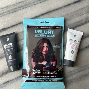 Bblunt Shampoo+Conditioner+Hair Color