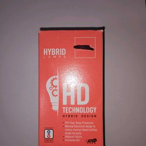 4 HYBRID Lamps 9 watt