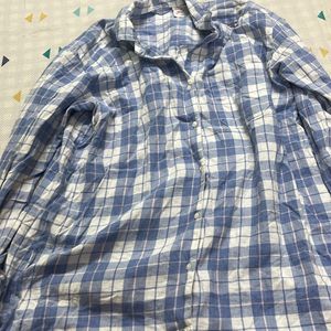 Blue White Check For Women