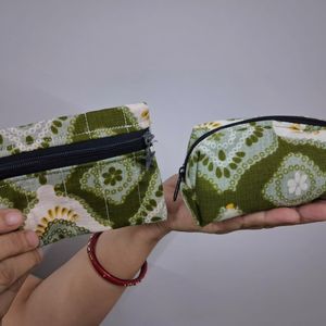 Set of 2 Handmade Pouches