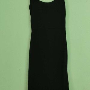 Women Stylis Black Colour Bodycon Dress