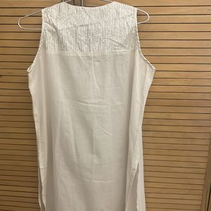 Ladies Kurta, White, Large