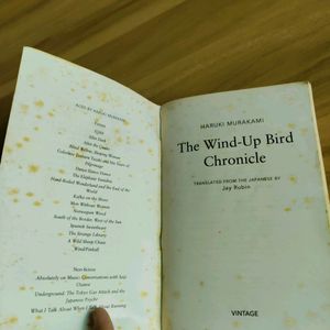 The Wind- Up Bird Chronicle By Murakami