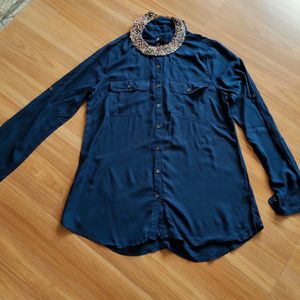 Blue Shirt Tunic