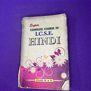 Class 9-10 Icse Self Help Himdi Book