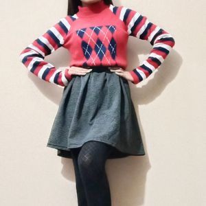 Multi color sweater