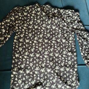 Chinese collar Floral shirt