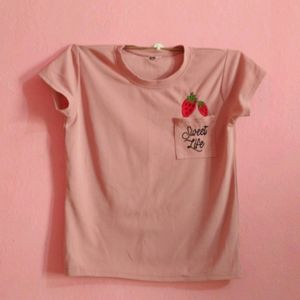 Cute Dusky Pink T-shirt