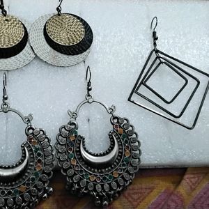 Three Earrings  Set