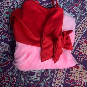 Red & Pink Dress