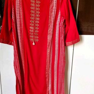 Red Kurta