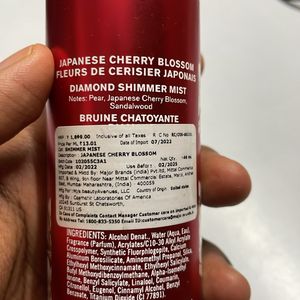 BBW Japanese Blossom Diamond Shimmer Mist