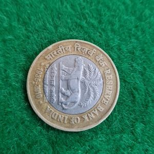 Rs 10 Coin 🪙 Platinum Jubilee