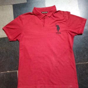 Us Polo Tshirt For Men (Maron Colour)