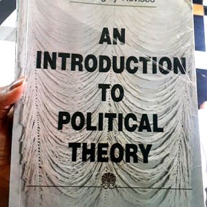 An Introduction To Political Theory