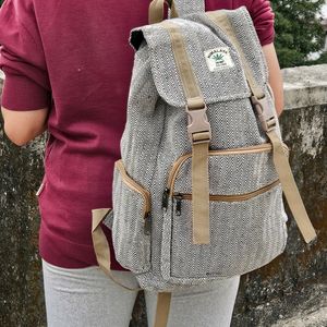 Grey Rucksack For Travelling