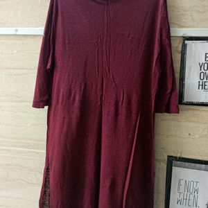 Marron Short Dress