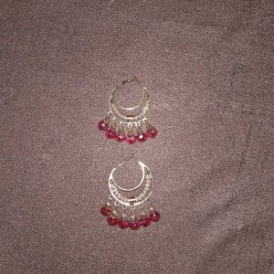 Chandivali (Red) Hydro Beads And CZ Stone