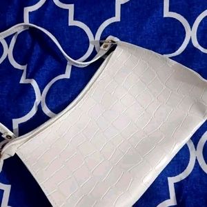 White Sling Bag