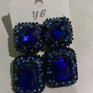 Beautiful Studded Crystal Earrings