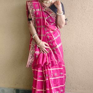 Saree Pink Color Beautiful ❤️