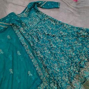 Bridal Gown/Party Wear Gown (Excel) With Duppata.