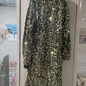 Gold Sequins Kurta