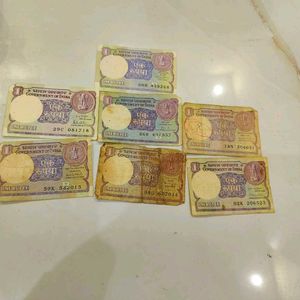 1 Rs 7 Notes Rare Note Check Description