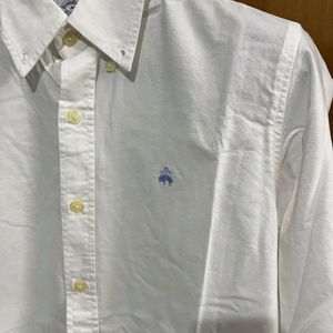 BROOKS BROTHERS WHITE COTTON SHIRT