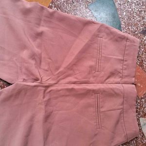 High Rise Regular Beige Pants