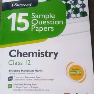 Class 12th, Arihant Chemistry Sample Paper