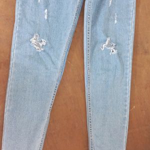 Blue Distressed Jeans