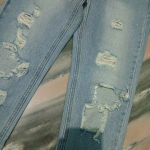 Distressed Jeans, Fit 26/27, Totally New, Trendy