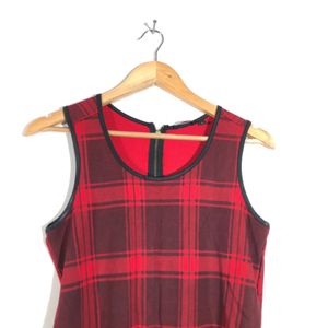 Red&Black Checked Top (Women’s)